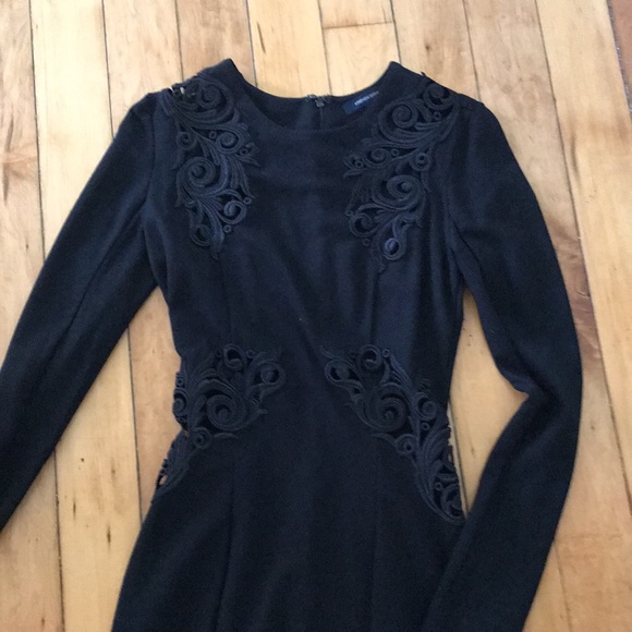 Sexy French Connection Dress with heavy lace cut outs - Picture 3 of 4